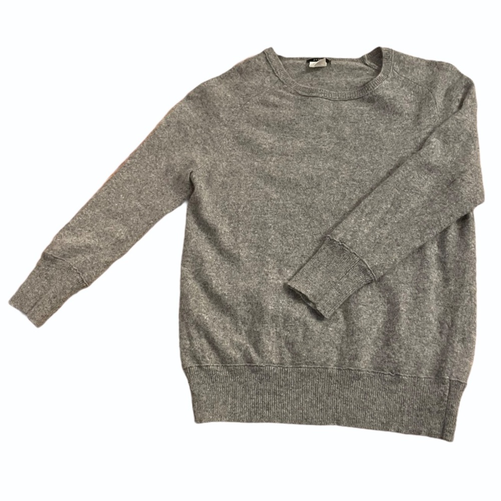 j crew gray sweater